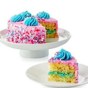 Serving Your Cotton Candy Cake