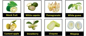 Benefits of white fruits