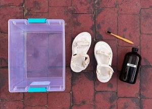 Care of White Sandal